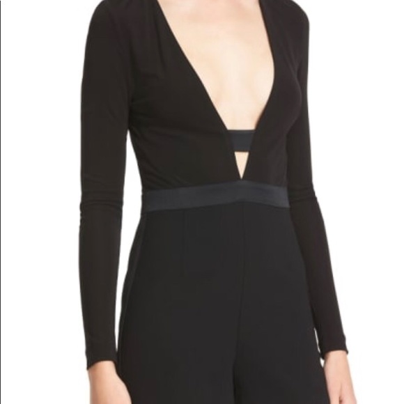 Diane von Furstenberg Black Kyara Romper - Picture 2 of 5